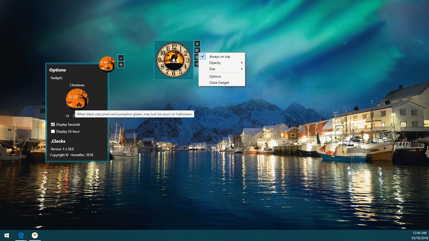 #3. Halloween Pack for .Clocks (Windows) Podle: Hereafter2
