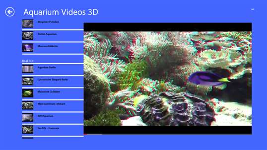 Aquarium Videos 3D screenshot 2