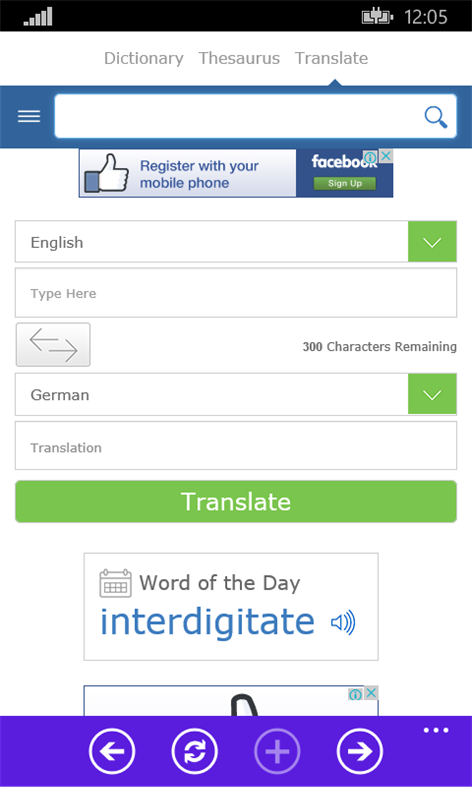 The Oxford Dictionary Screenshots 2