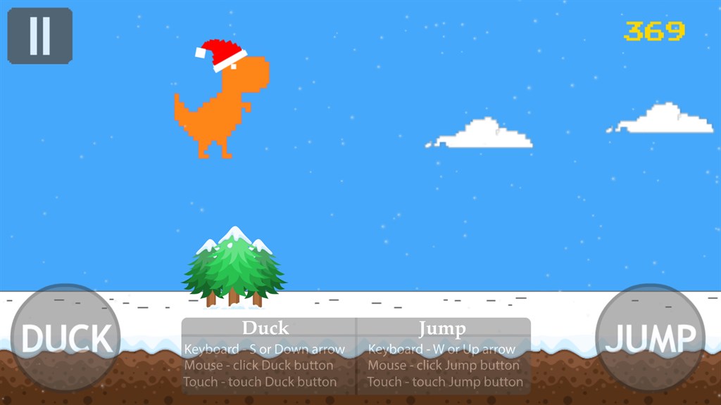 Dinosaur Jump & Duck game