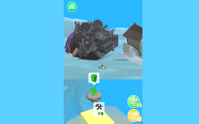 Mining Rush 3D Underwater Game