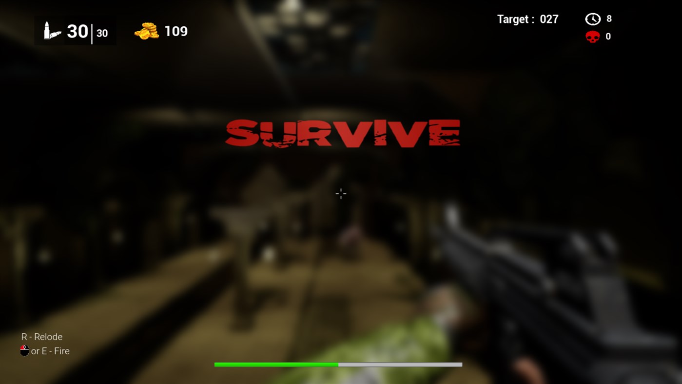 #2. Endless Night: Zombie Survival (Windows) By: Kwill Games