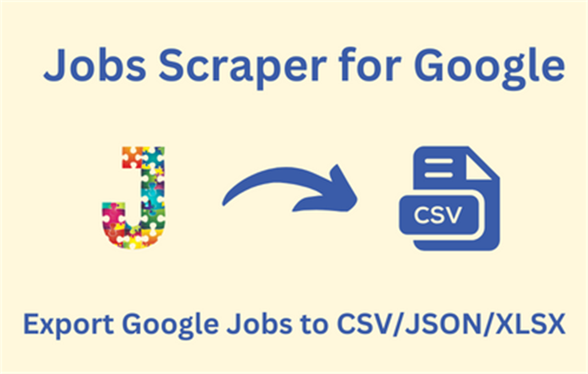 Jobs Extractor for Google