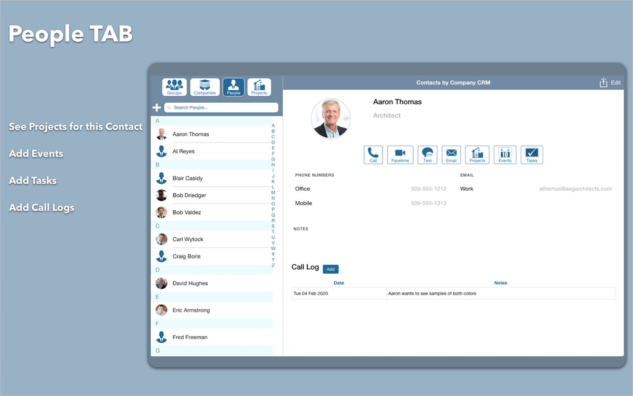 #3. CRM by Contacts by Company (Windows) 由: Contacts by Company, Inc
