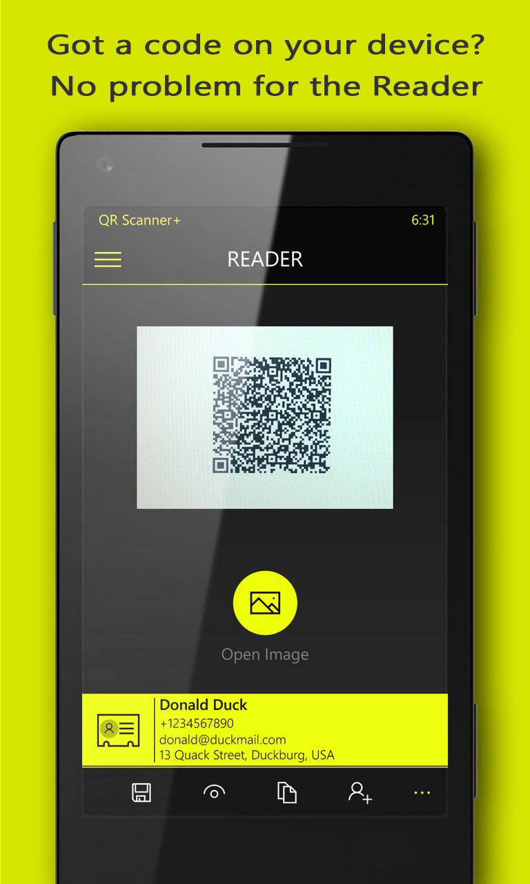 QR Scanner+ // QR Code and Barcode Reader for Windows 10