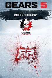 Blutspritzer: ''Rated R (farbig) (Gears Esports)''
