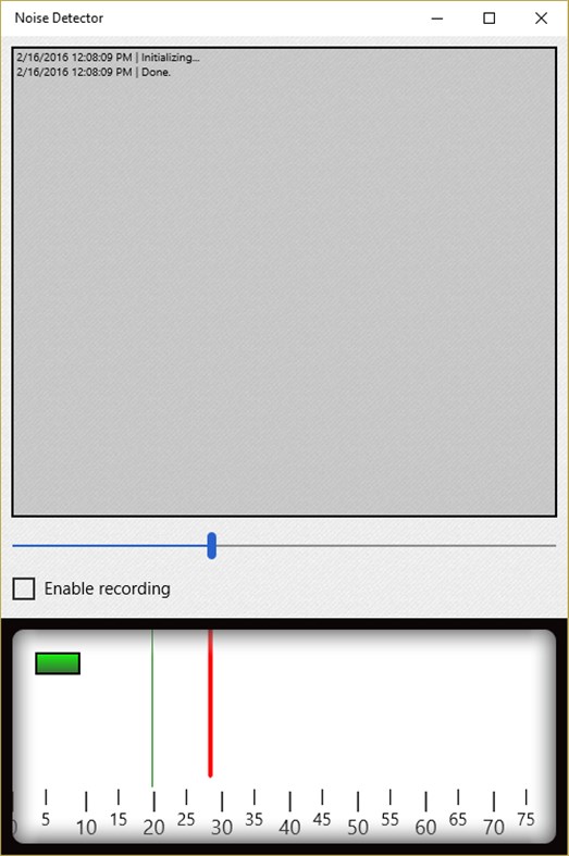 #2. Noise Detector (Windows) 由: Dmitry Strunevsky