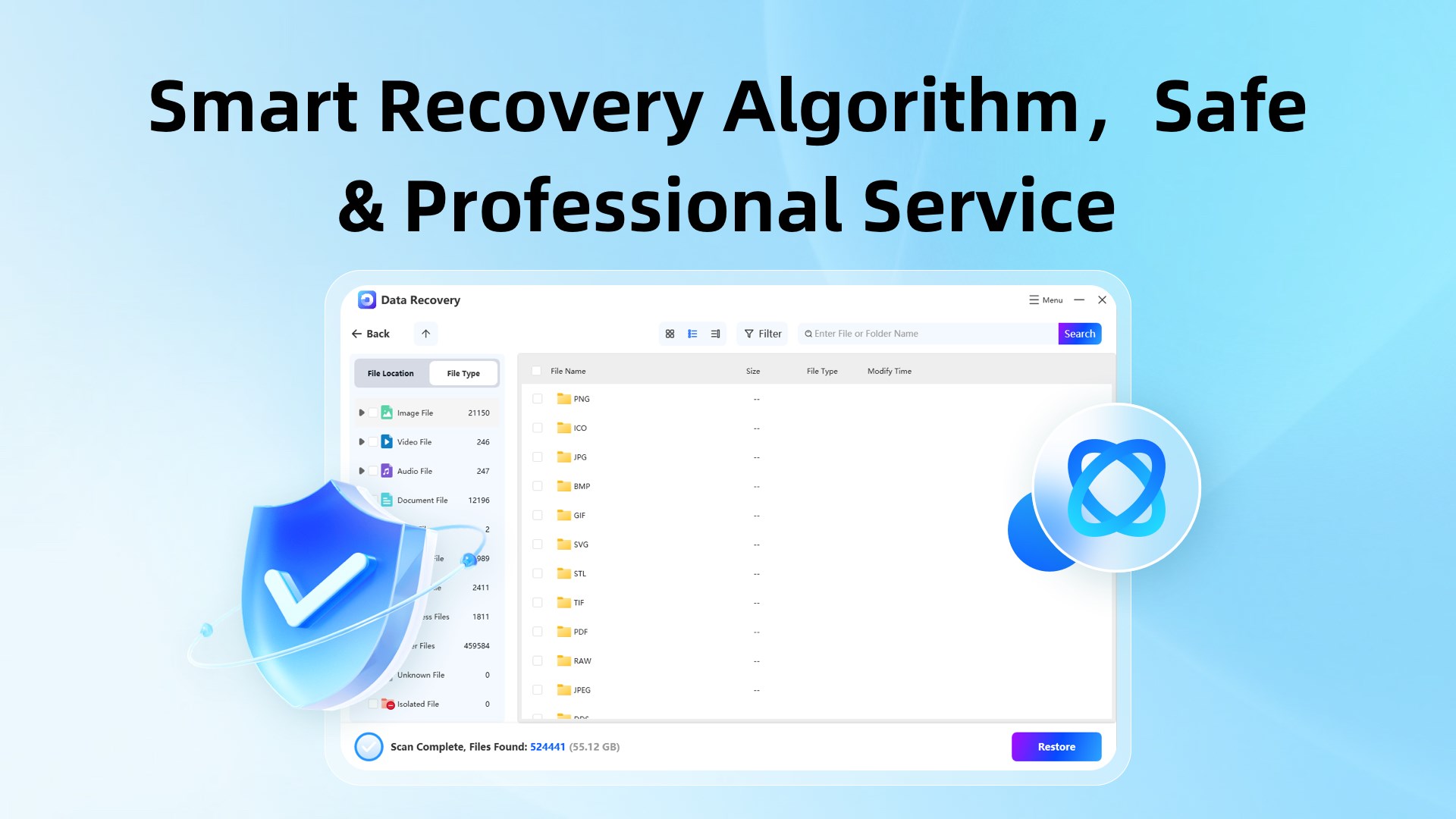 Data Recovery - Hard Drive & USB File Recovery screenshot