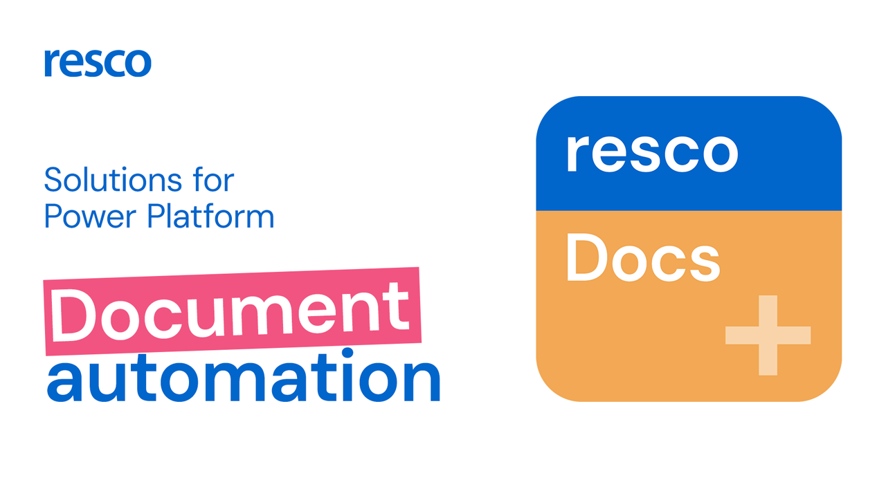Snapshot 2 of Resco Docs+ for Power Platform