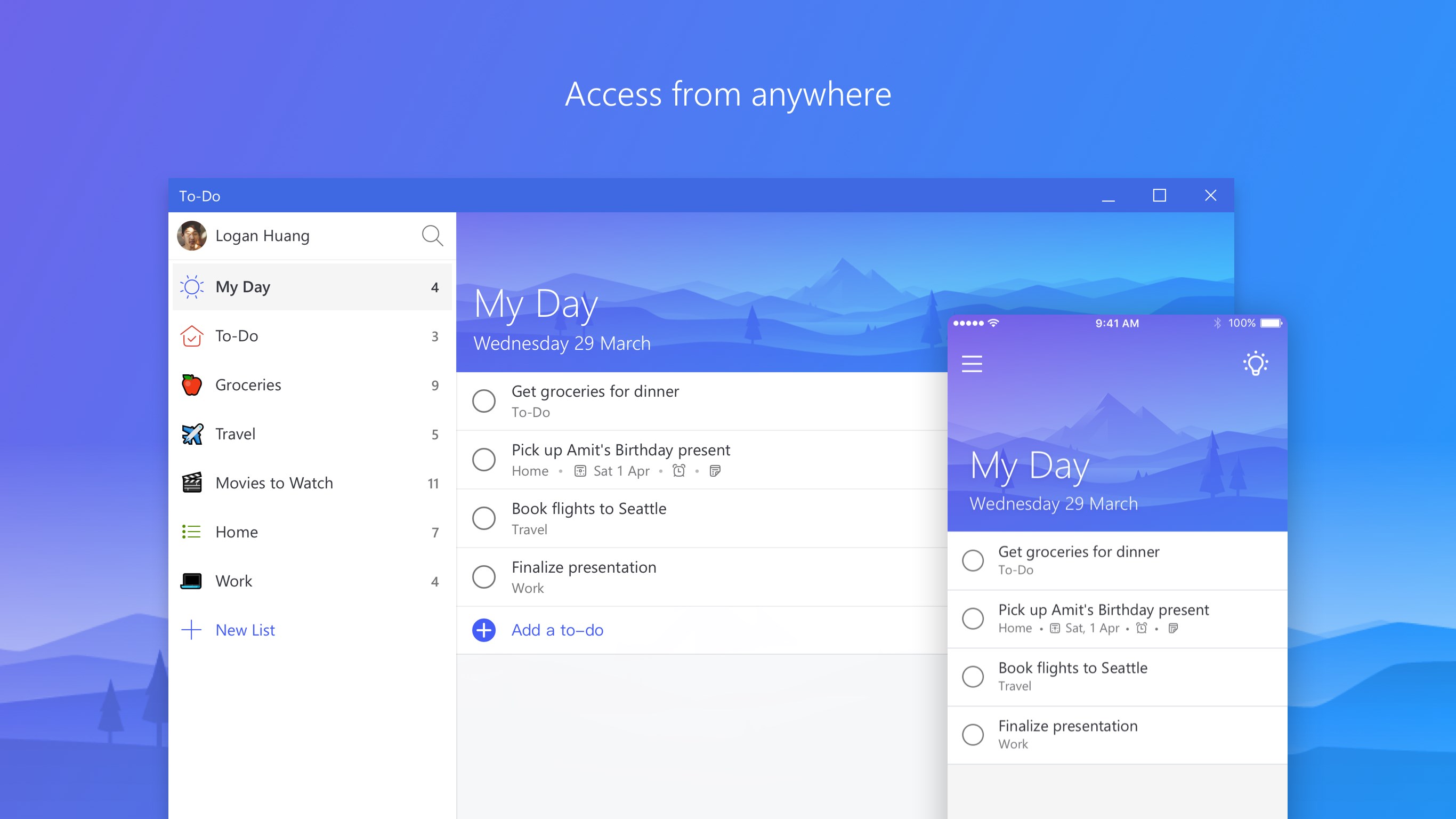 Microsoft ToDo for Windows 10 Mobile