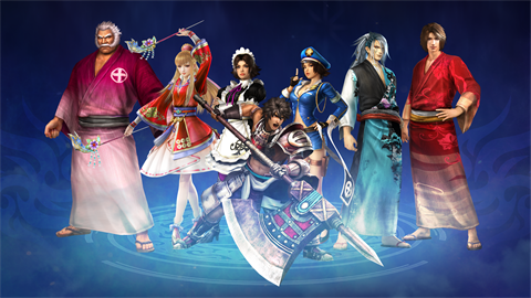 WARRIORS: Abyss - Lote atuendo clásico SAMURAI WARRIORS Western Japan