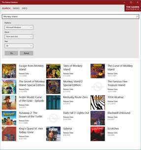 The Games Database screenshot 2