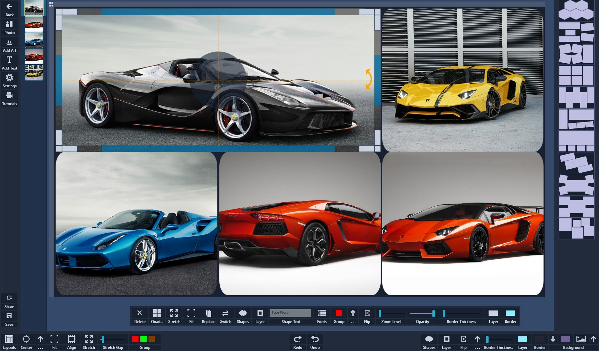 Atlantas Photo Collage Studio screenshot