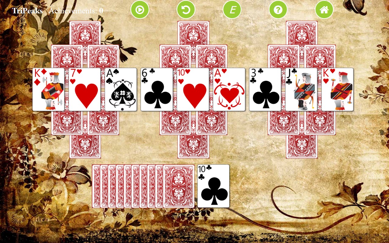 TriPeaks Solitaire X for Windows 10