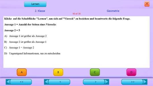 QVprep Lite Mathe für 2. Klasse screenshot 5