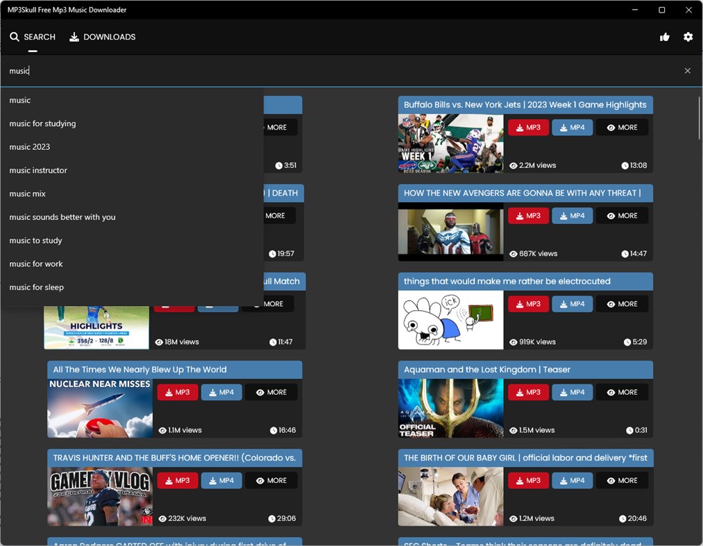 #1. MP3Skull MP3 Music & Video Downloader (Windows) Door: Dat Le Thanh