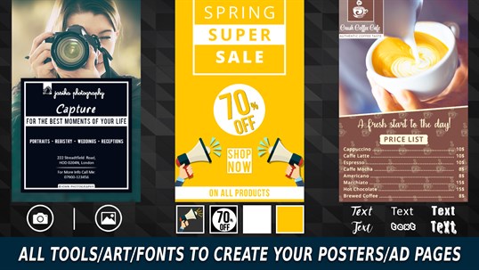 Poster Maker: Thumbnail, Cover, Flyer & Ad Page Designer screenshot