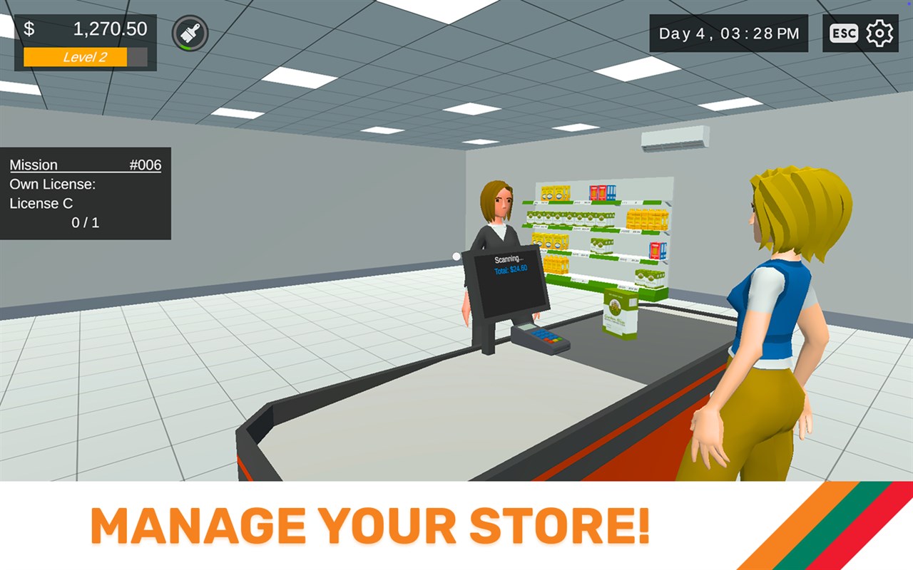 Supermarket Simulator Fun 3D screenshot 3