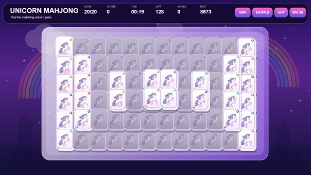 Unicorn Mahjong APG screenshot 2