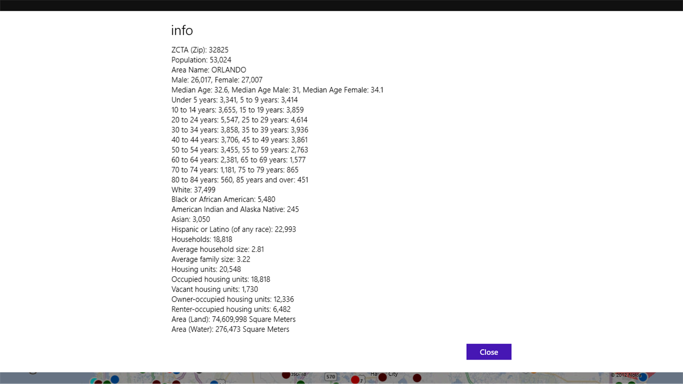 #5. US Census By Zip (Windows) 来自: LaMartin Software