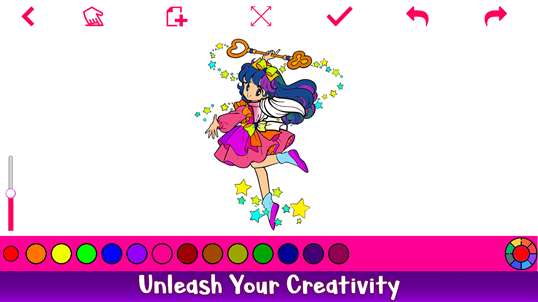 Girls Coloring Book Pages screenshot 1