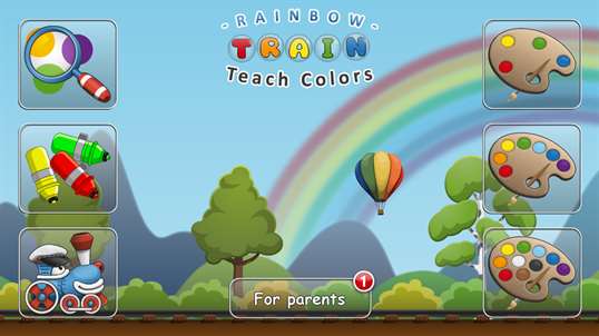 Rainbow Train: Teach Colors screenshot 1