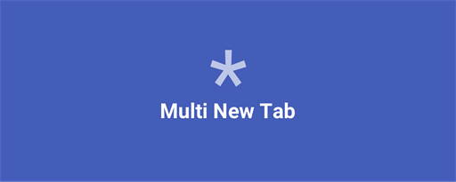 Multi New Tab marquee promo image