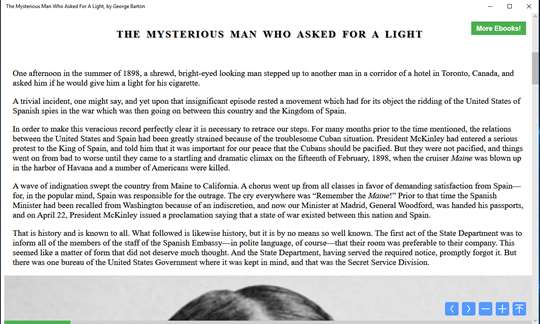 The Mysterious Man Who Asked For A Light, by George Barton screenshot 2