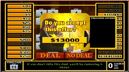 Deal Or Be Millionaire screenshot 3