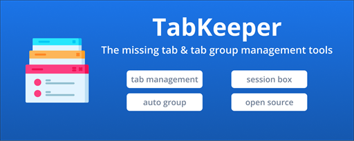 TabKeeper - Manages Tabs and Tab Groups marquee promo image