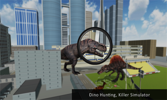 City Dino Hunting 3D screenshot 2