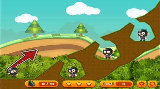 Angry Grenade Toss Puzzle screenshot 3