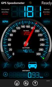 GPS Speedometer screenshot 1