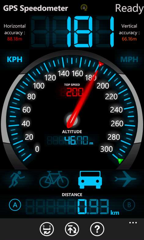 GPS Speedometer Screenshots 1