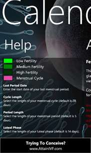 Fertility Calendar screenshot 4
