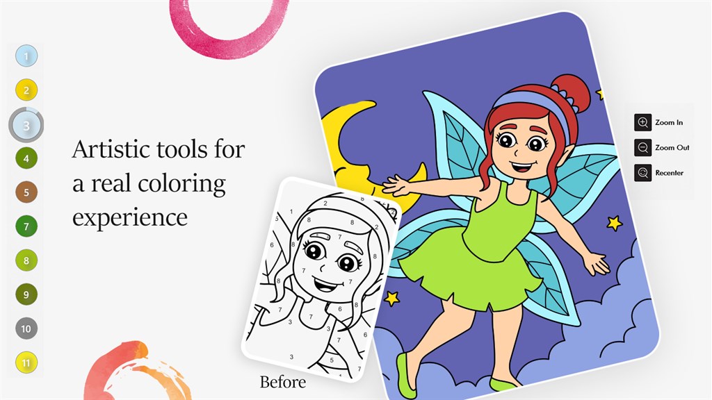 Coloring - Color by Numbers - Microsoft Apps