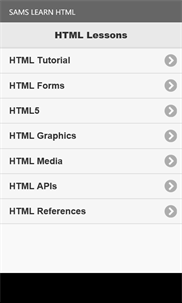Sams Learn HTML screenshot 2