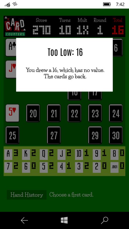 #5. Card Counters Memory Blackjack Game! (Windows) 由: Small Screen Software