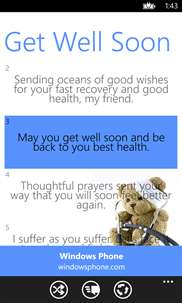 Get Well Soon Messages screenshot 1