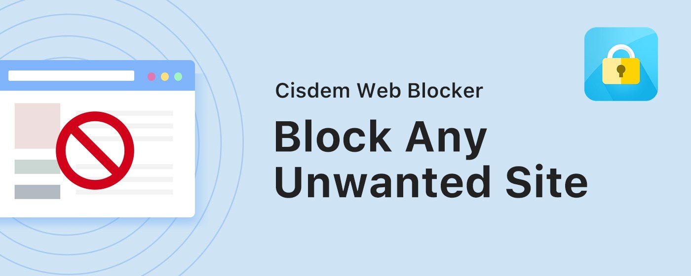 Cisdem Web Blocker marquee promo image