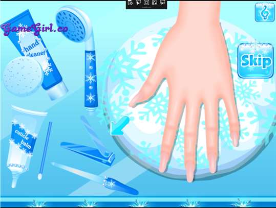 Frozen Princess Nail Salon screenshot 2