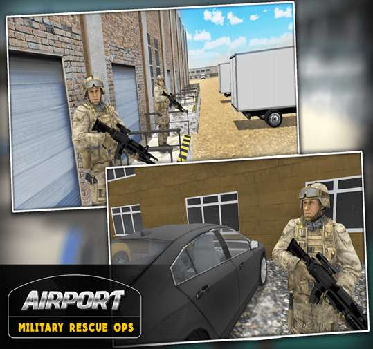 Airport Military Rescue Ops 3D screenshot 3