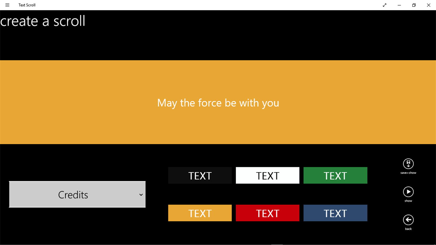 #7. Text Scroll (Windows) 由: Santy P91