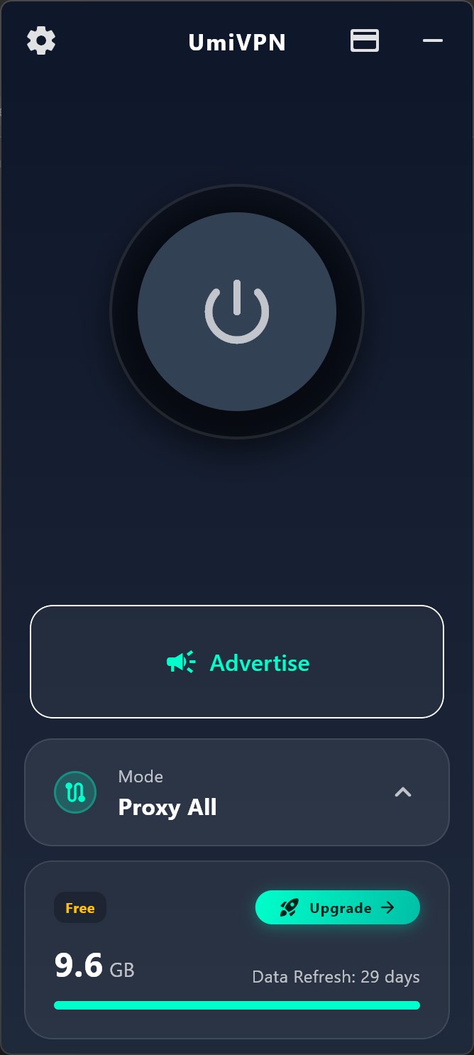 UmiVPN screenshot