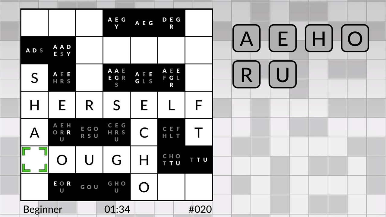 Wordsweeper by POWGI screenshot 1