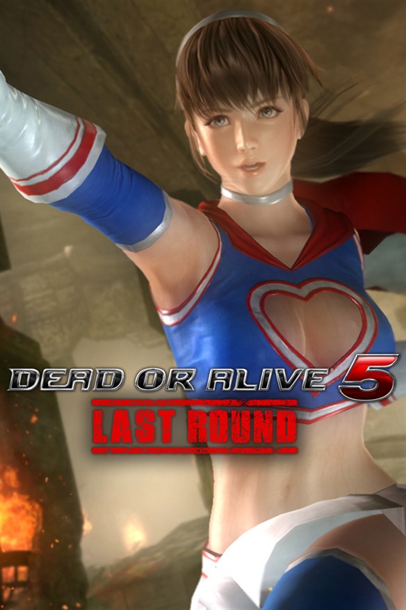 DOA5LR Fighter Force Hitomi Xbox Series X|S and Xbox One cover art