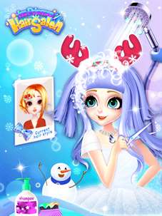 Hair Salon Games: Ice Princess screenshot 3