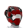 Sci-Fi Armor Helmet - Red and Black