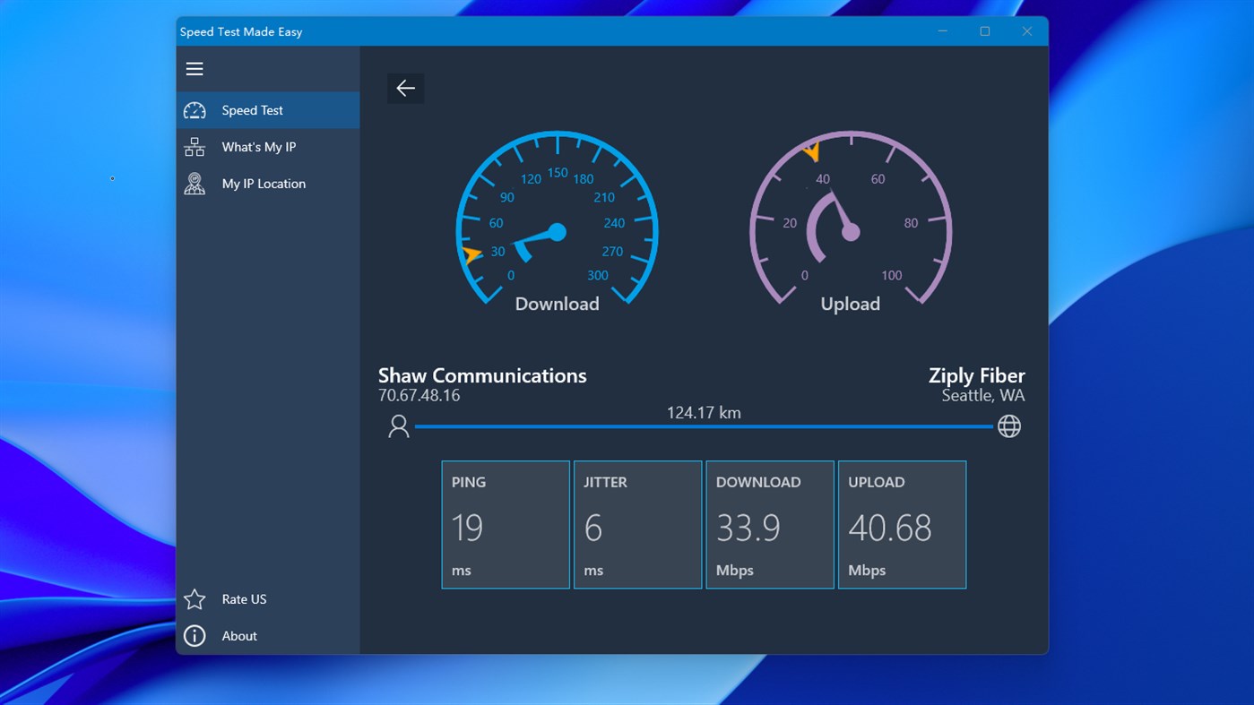#4. Speed Test Made Easy (Windows) 作者: Some Media Apps