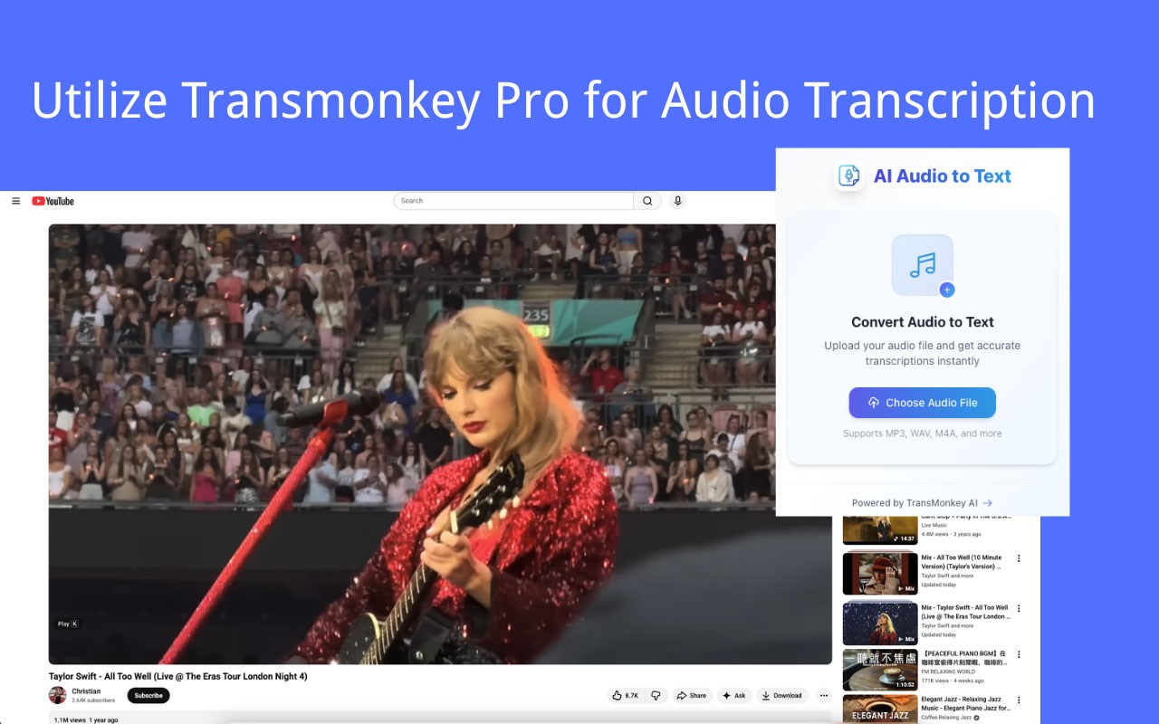 Audio to Text Converter
